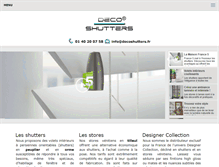 Tablet Screenshot of decoshutters.fr